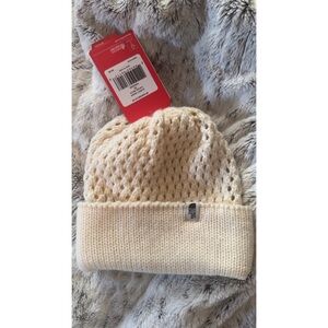 Cream Knit Beanie
